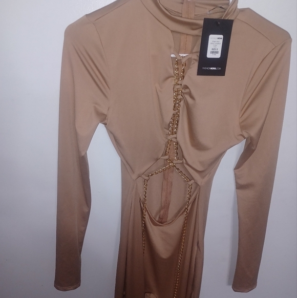 Fashion Nova- Chain and Glory Jumpsuit- W Sz Small - Picture 4 of 7